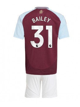 Aston Villa Leon Bailey #31 Replika Hemmakläder Barn 2024-25 Kortärmad (+ byxor)